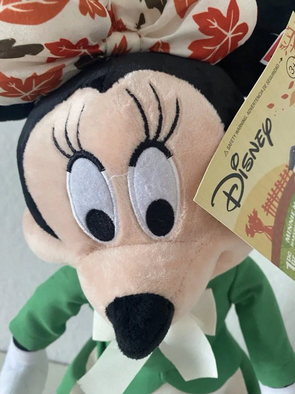 Disney Minnie Mouse Pilgrim Door Porch Greeter Fall Harvest Thanksgiving Autumn